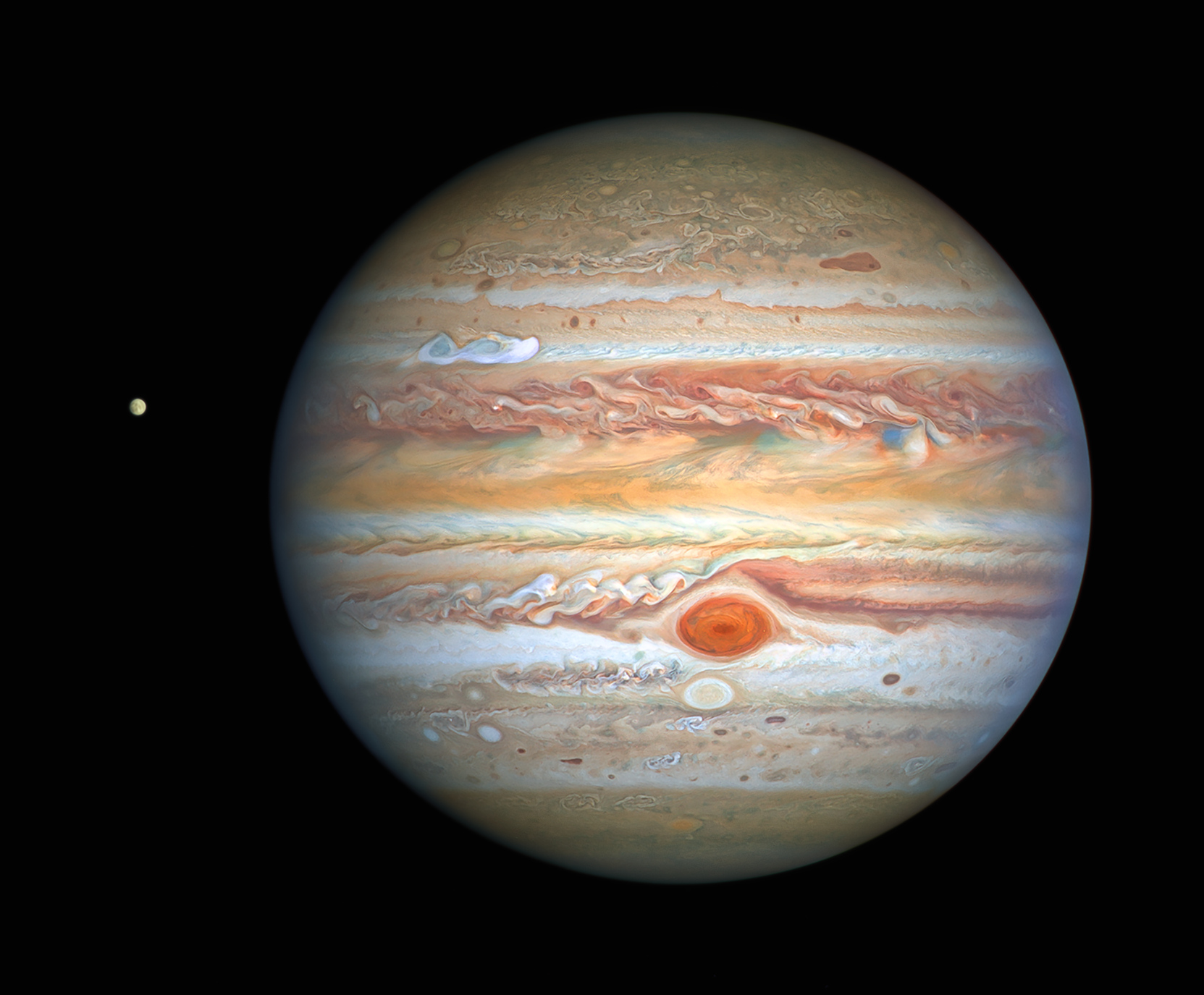 Giove temporali e fulmini verdi