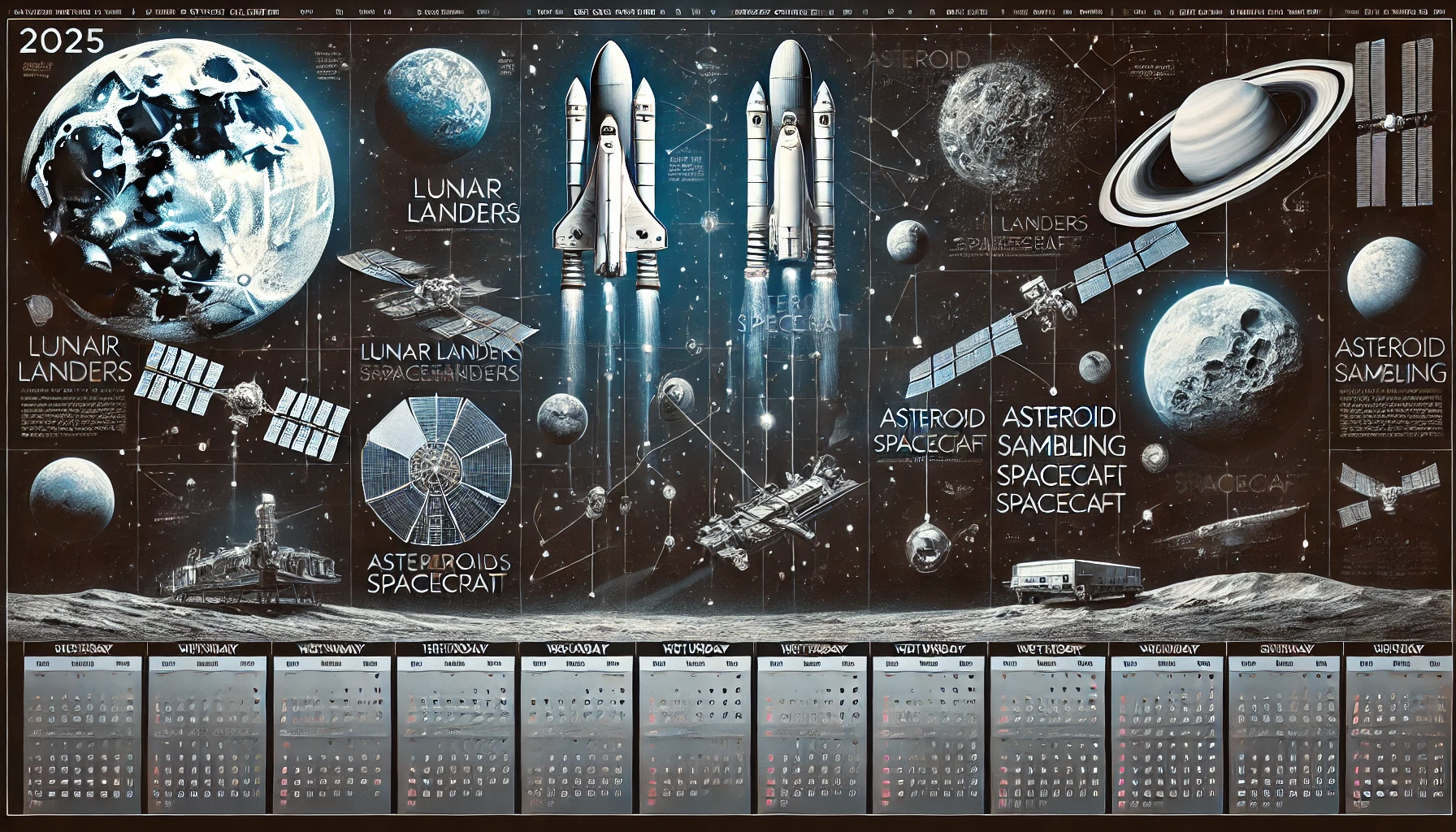 Calendario spaziale 2025